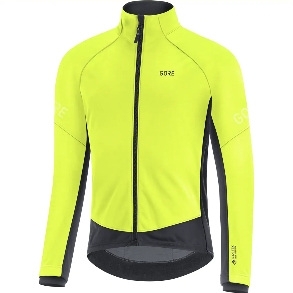 Image of Gore C3 Gore-Tex Infinum Thermo Road Jacket YELLOW/BLACK